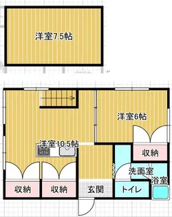 メゾンドルポIII【2階】の間取り