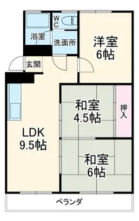 Sunny Place【4階】の間取り