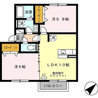 Trois Jours II【2階】の間取り