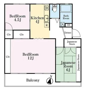 神奈川県横浜市緑区長津田1【マンション】の間取り