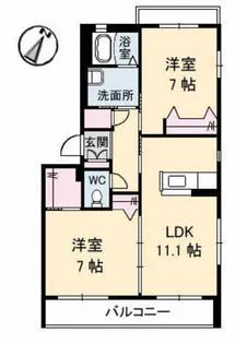 フェリーチェ・S【3階】の間取り