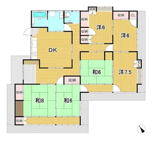 茨城県日立市東大沼町4【一戸建】の間取り