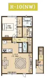 ユーソニアン・三仏生Aの間取り