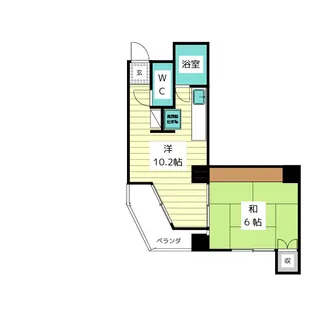 星が丘第一ビル【4階】の間取り