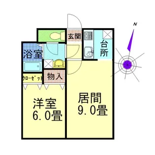 リペアビッグベン【3階】の間取り