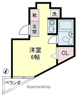 メゾンドアオキ【3階】の間取り