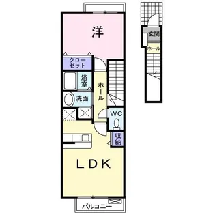 すみれガーデン A【2階】の間取り