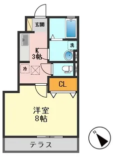 東京都葛飾区東金町3【アパート】の間取り