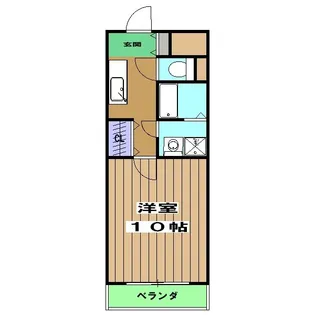 シャルレ桂坂【4階】の間取り