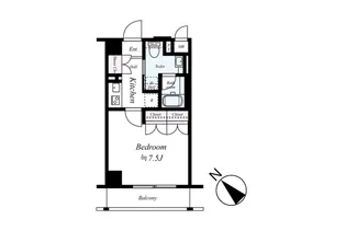 TRADIS東十条【7階】の間取り