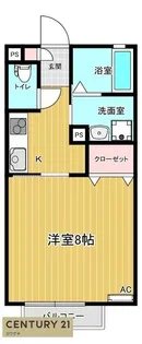 エクセレントII【1階】の間取り