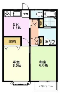 メゾン柊II【2階】の間取り