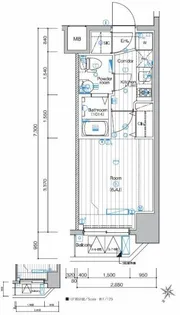 SYNEX 横濱阪東橋【4階】の間取り