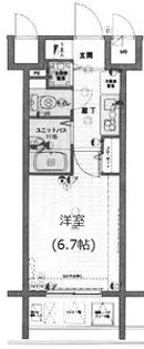 東京都中央区新川1【マンション】の間取り