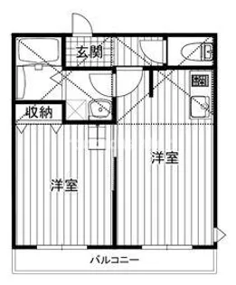 オッコーララ弘明寺【2階】の間取り