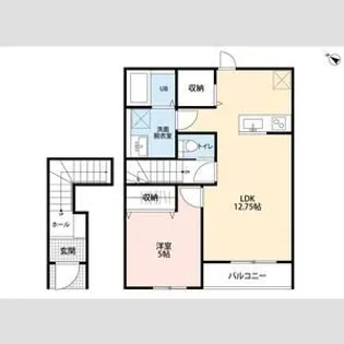 リーブルファイン鴻巣大間【2階】の間取り