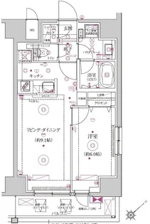 RELUXIA東向島【6階】の間取り