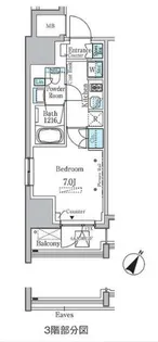 ラテスト白金台【7階】の間取り