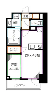 コンフォリア西荻窪【8階】の間取り