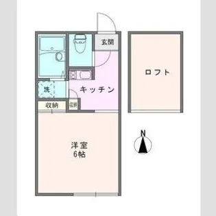 ノース・ドール【2階】の間取り