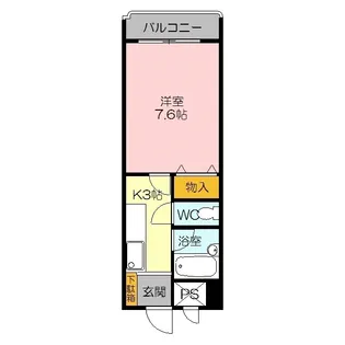 エクセル富士見マンション【3階】の間取り