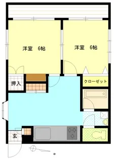 J&A舞浜【2階】の間取り
