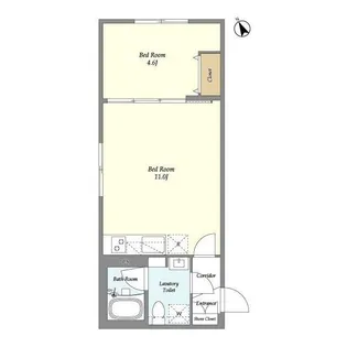 東京都杉並区方南2【マンション】の間取り