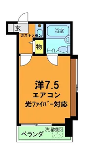 シャレー西京極【2階】の間取り