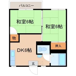東京都日野市日野本町4【アパート】の間取り