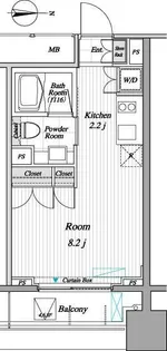 東京都墨田区緑4【マンション】の間取り