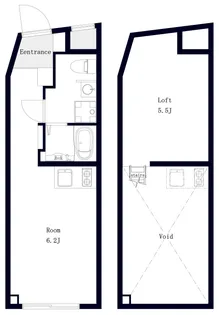 EVOL池尻【3階】の間取り