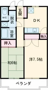 東京都立川市砂川町7【マンション】の間取り