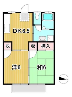 リブランハイツ【2階】の間取り