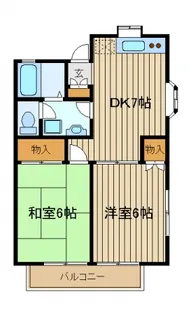 東京都練馬区南大泉4【アパート】の間取り
