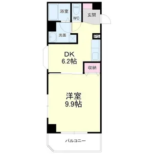 グレイス第8マンション【6階】の間取り