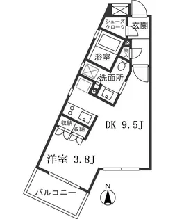 S・FLAT【1階】の間取り
