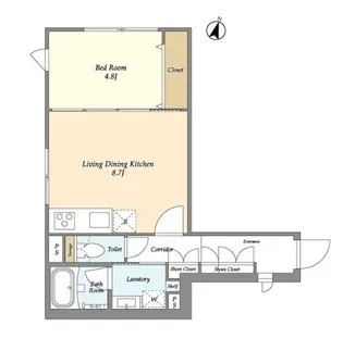 ASTILE原宿【4階】の間取り