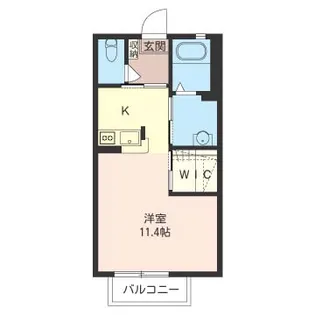 エスペランサ湘南台【2階】の間取り