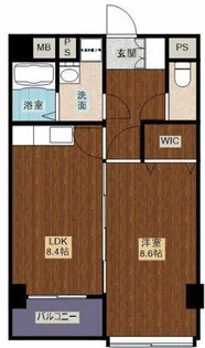 清水町MAマンション【1階】の間取り