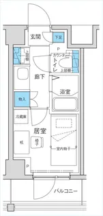 キャンパスヴィレッジ武蔵小杉【1階】の間取り