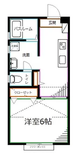 東京都中野区鷺宮6【アパート】の間取り