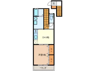 ベルフォーレ西丸之内【2階】の間取り
