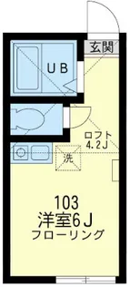 ユナイト宮前メーテルリンクの杜【1階】の間取り
