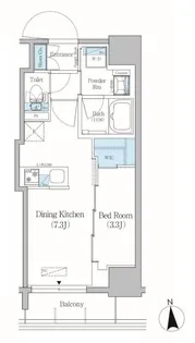 東京都台東区元浅草1【マンション】の間取り