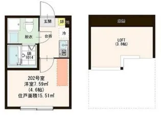 GOLD板橋【2階】の間取り