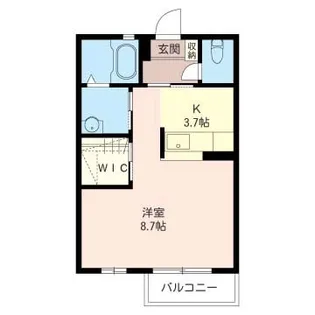 アムール【2階】の間取り
