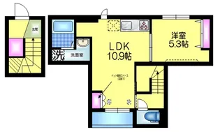 グラン フェリシア イースト【2階】の間取り
