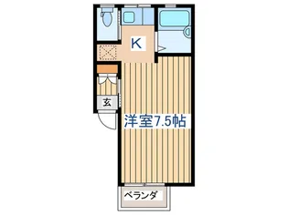 シルクロ-ド向ヶ丘【1階】の間取り