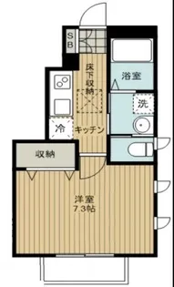 オリーブハイツ【1階】の間取り