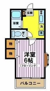 リヴェール仙川【1階】の間取り